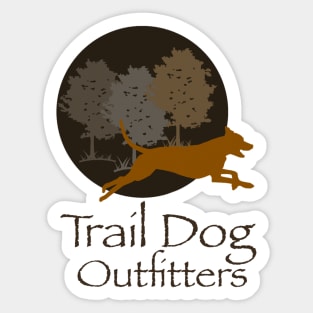 Trail Dog Outfitters Logo Sticker